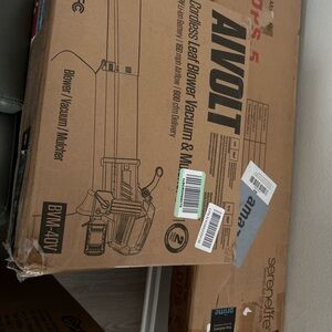 Cordless Leaf Blower Vacuum & Mulcher - Black